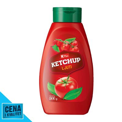 KEČAP K PLUS LJUTI 500G
