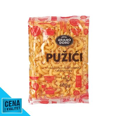 TESTENINA PUŽIĆI 400G GRANO DORO
