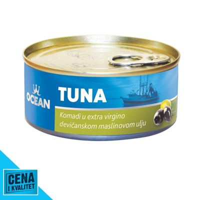 TUNA KOMADI U MASL ULJU 160G OCEAN