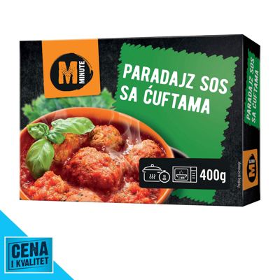 PARADAJZ SOS SA ĆUFTAMA 400G MINUTE