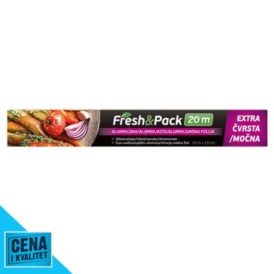 ALUFOLIJA EXT ČVRSTA 20M FRESH&PAC