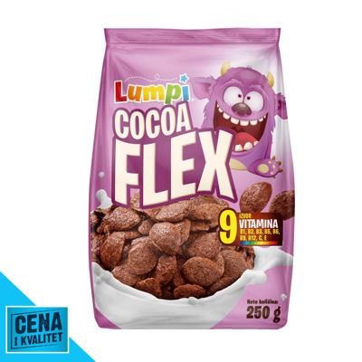 PAHULJICE CHOCO FLEX 250G LUMPI