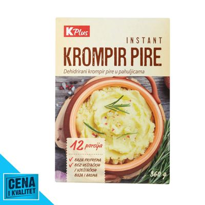 KROMPIR PIRE 3X120G K PLUS MINUTE