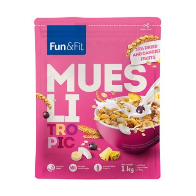MUSLI TROPIC FUN&FIT 1KG