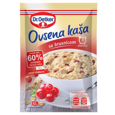 OVSENA KAŠA DR OETKER BRUSNICA 62G