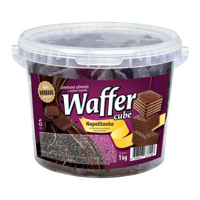 WAFFER COKO KOCKA PREL.1kg MORAVKA