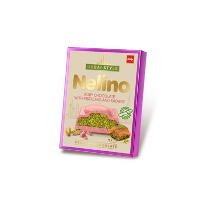 ČOKOLADA MLEČNA DUBAI RUBY NELINO 62G