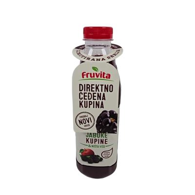 FRUVITA 100% VOCNI SOK KUPINA 0,8L