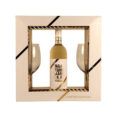 VINO BELO TAMJANIKA PREMIUM NIKOLAS 0.75L+2 ČAŠE