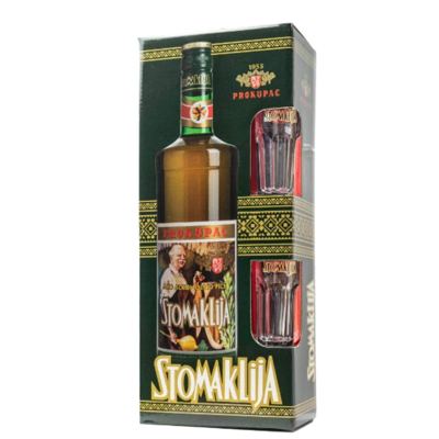 RAKIJA STOMAKLIJA 1L +2 ČAŠE