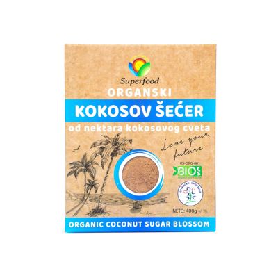 ŠEĆER ORGANSKI KOKOSOV SUPERFOOD 400G