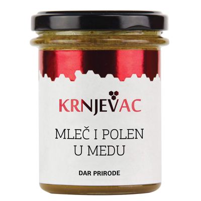MATIČNI MLEČ I POLEN U MEDU KRNJEVAC 250G