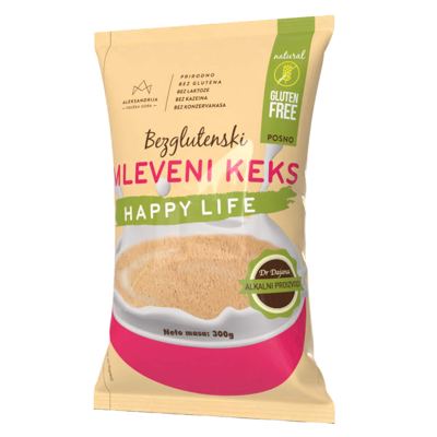 keks mleveni bezglutenski happy life 300g afg