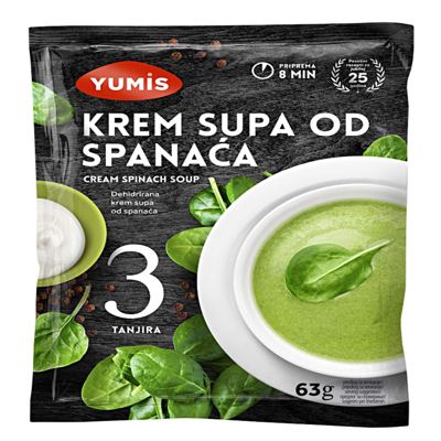 KREM SUPA OD SPANAĆA 63 GR YUMIS