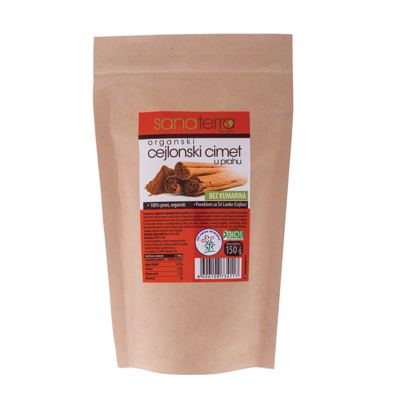 CIMET CEJLONSKI ORGANSKI 150 GR SANATERRA