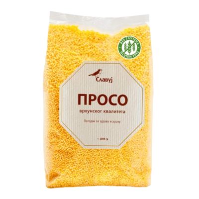 PROSO BEZ GLUTENA OLJUŠTENI SLAVUJ 1KG
