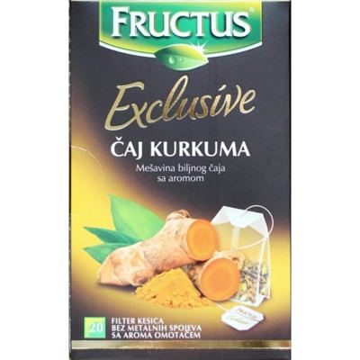ČAJ KURKUMA EXL FRUCTUS 44G