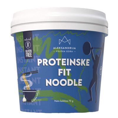 NUDLE PROTEINSKE BEZ GLUTENA SA BELIM LUKOM 70G