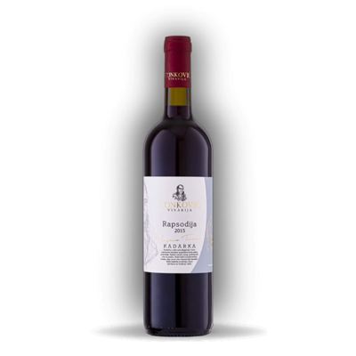 VINO CRVENO KADARKA RAPSODIJA TONKOVIĆ 0,75L