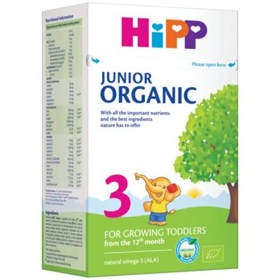 MLEKO ZA ODOJČAD PRELAZNO ORGANIC 500 G JUNIOR 3 HIPP