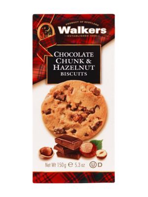 KEKS SA COKOLADOM I LESNIKOM 150GR WALKERS