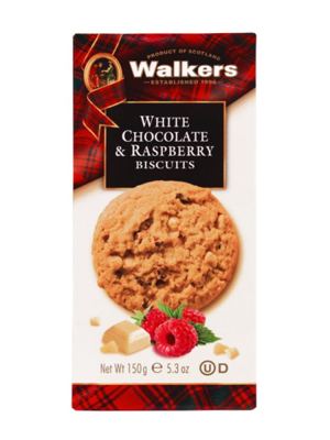 KEKS SA BELOM COKOLADOM I MALINOM 150GR WALKERS