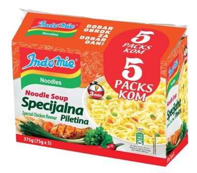 NUDLE UKUS SPECIJALNE PILETINE 5X75 GR INDOFOOD