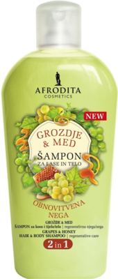 ŠAMPON KOSA TELO AFRODI GROŽ&MED 1L