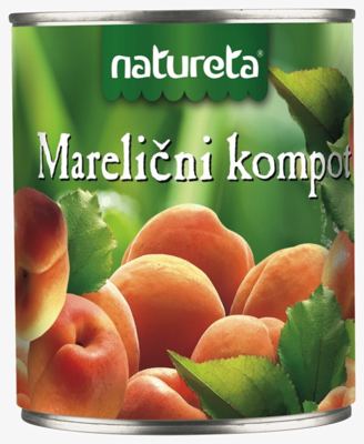 KOMPOT OD KAJSIJA 850gr NATURETA