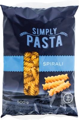 TESTENINA SPIRALLI 500G SIMPLY PAST