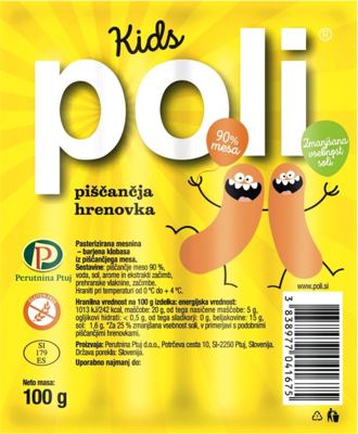 Pileca virsla Poli kids 100g