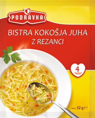 KOKOŠJA SUPA SA TESTEN.I POVRCEM 52G PODRAVKA