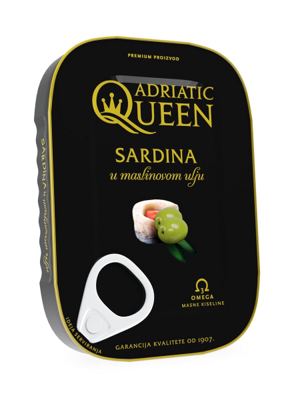 SARDINE U MASLINOVOM ULJU ADRIATIC QUEEN 105G