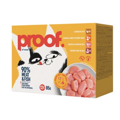 HRANA ZA MAČKE MULTIPAK VIŠE UKUSA PROOF 12X85G