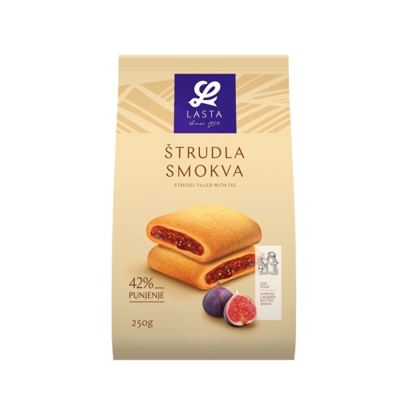 ŠTRUDLA SMOKVA 250GR LASTA