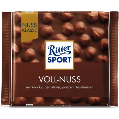 ČOKOLADA MLEČNA SA LEŠNIKOM RITTER 100G