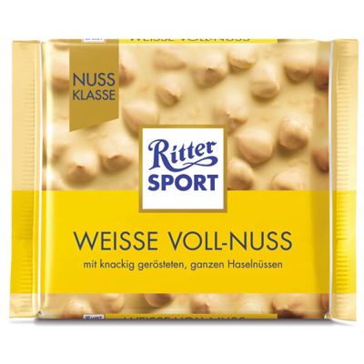RITTER SPORT COKOLADA BELA CEO LESNIK 100G