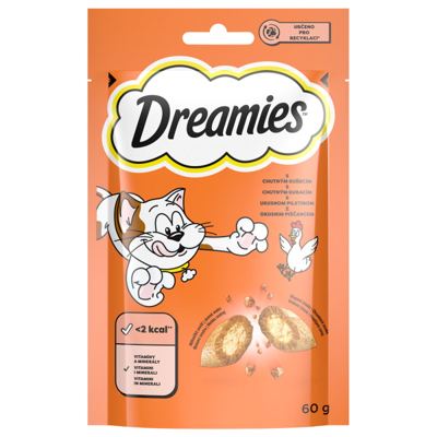 HRANA ZA MAČKE DREAMIES PILETINA 60G