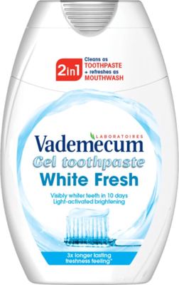 VADEMECUM ZP 2IN1 WHITE FRESH 75ML