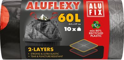 KESE ZA SMEĆE FLEXY 64X69CM 60L ALUFIX 10/1