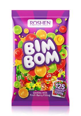 Bombone BIM-BOM tvrde punjene 1kg Roshen