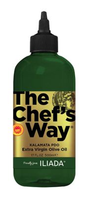 EKSTRA DEVIČANSKO MASLINOVO ULJE PDO KALAMATA 500ML ILIADA THE CHEF'S WAY
