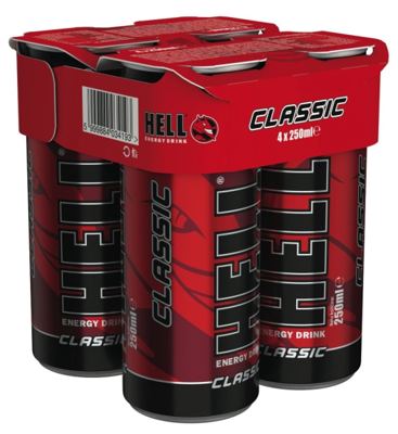 ENERGETSKO PIĆE HELL CLASSIC 4X0,25L