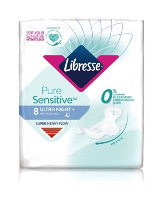 ULOŠCI ULTRA NIGHT PURE SENSITIVE 8/1 LIBRESSE