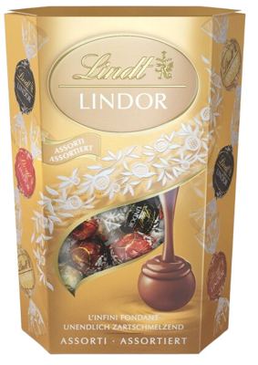 BOMBONJERA LINDT LINDOR CORNET ASSORTI 200G