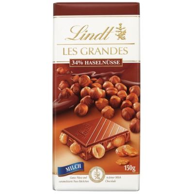 ČOKOLADA LES GR LAIT NOIS150G LINDT