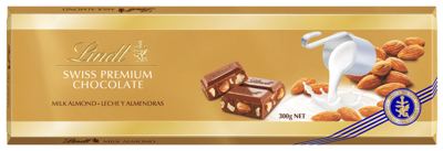 COKOLADA LINDT PREMIUM ALMOND 300gr