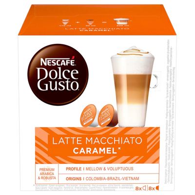 KAFA U KAPSULI NESCAFE DOLCE GUSTO LATTE MACCHIATO CARAMEL 16KOM 145.6GR NESTLE