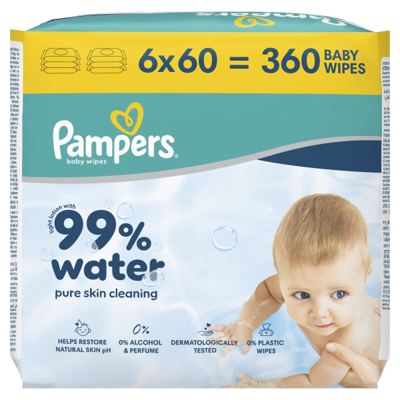 VL.MARAMICE PAMPERS WATER 6X60 KOM