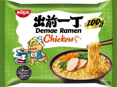 INSTANT NUDLE SA MEŠAVINOM ZAČINA UKUSA PILETINE 100G NISSIN